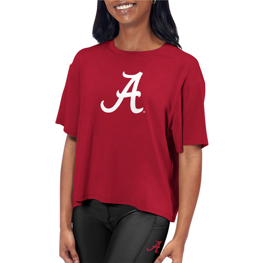 Women's Certo Crimson Alabama Crimson Tide Cropped T-Shirt