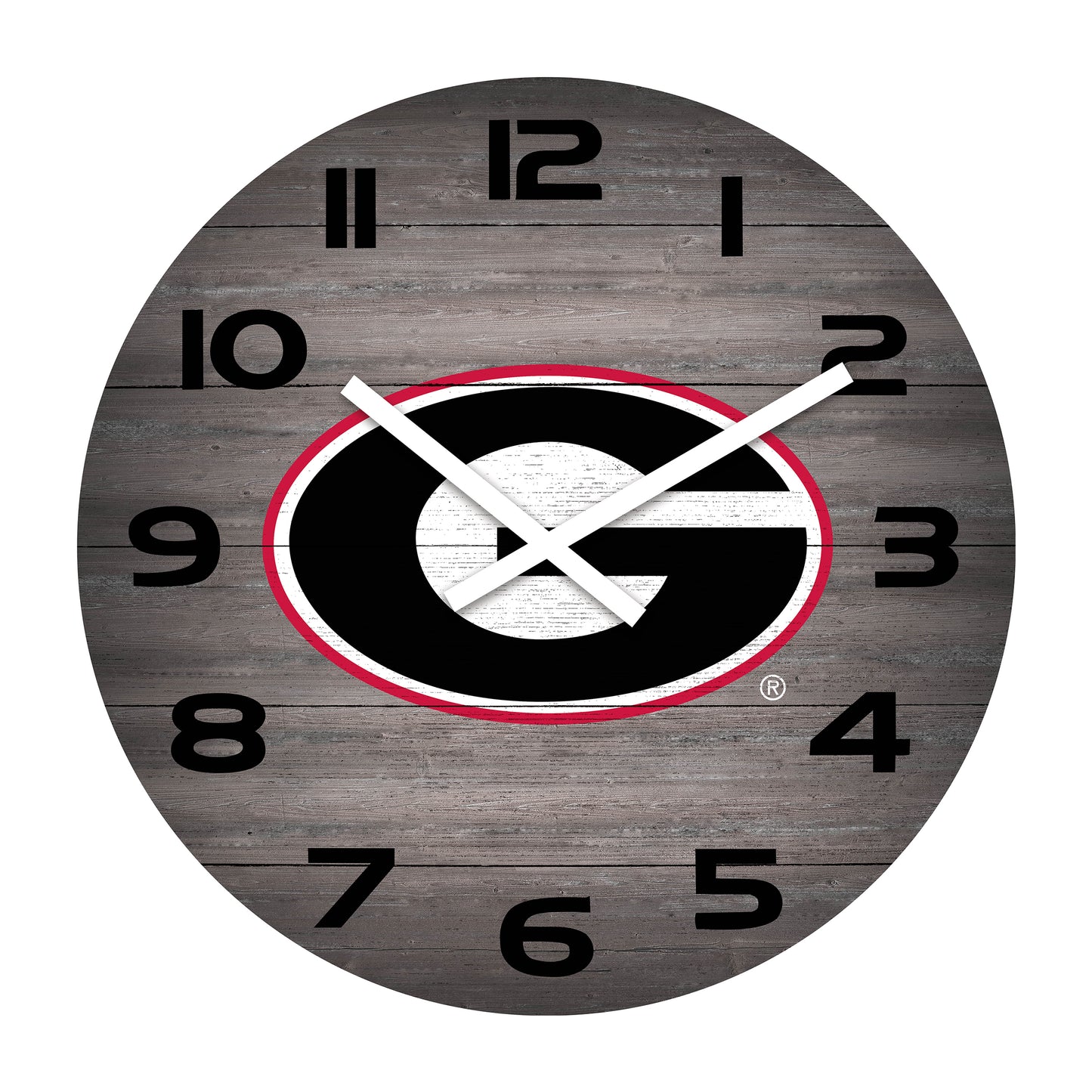 Imperial  Georgia Bulldogs Weathered 16" Clock