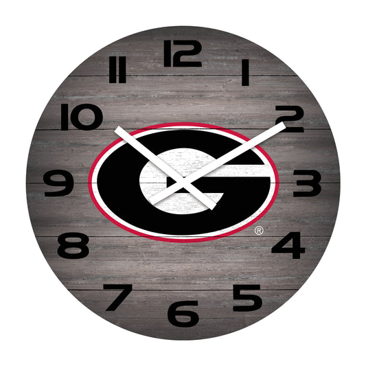 Imperial  Georgia Bulldogs Weathered 16" Clock