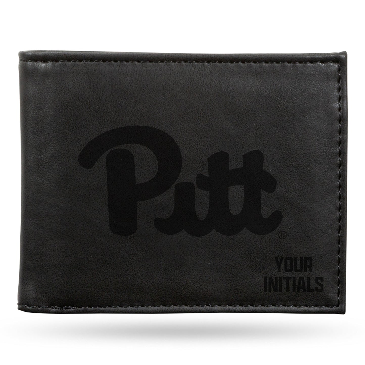 Black Pitt Panthers Personalized Billfold Wallet