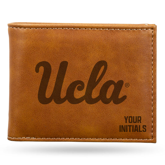 Brown UCLA Bruins Personalized Billfold Wallet