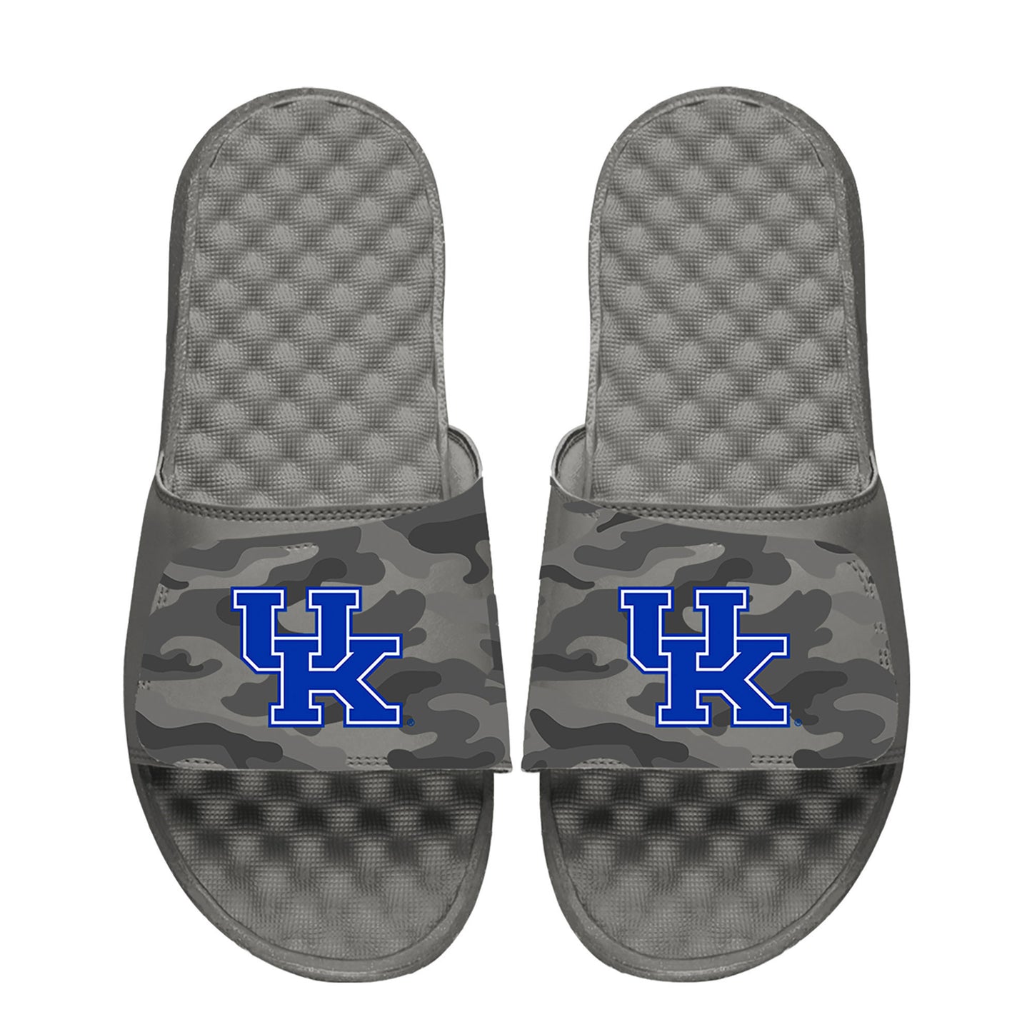 Men's ISlide  Gray Kentucky Wildcats Camo Slide Sandals
