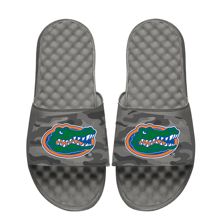 Men's ISlide  Gray Florida Gators Camo Slide Sandals