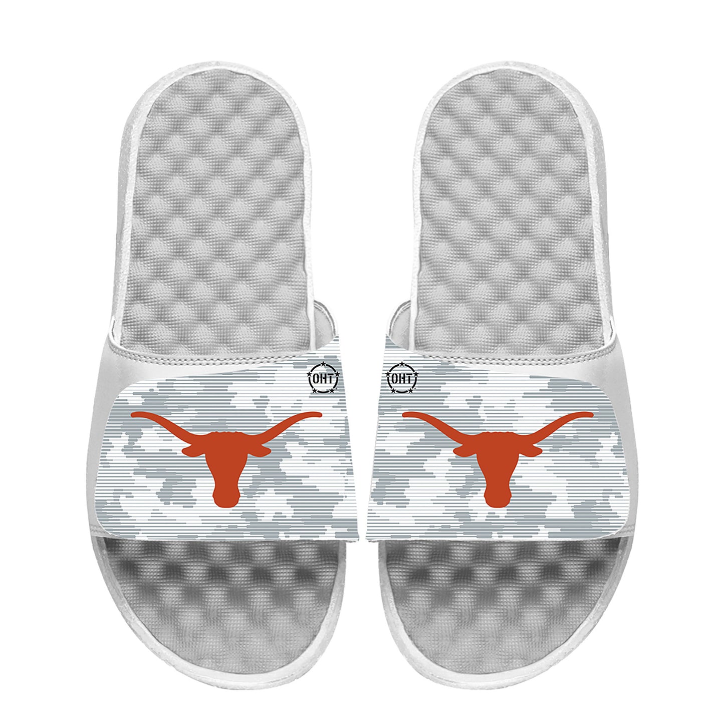 Men's ISlide White Texas Longhorns Camo Slide Sandals