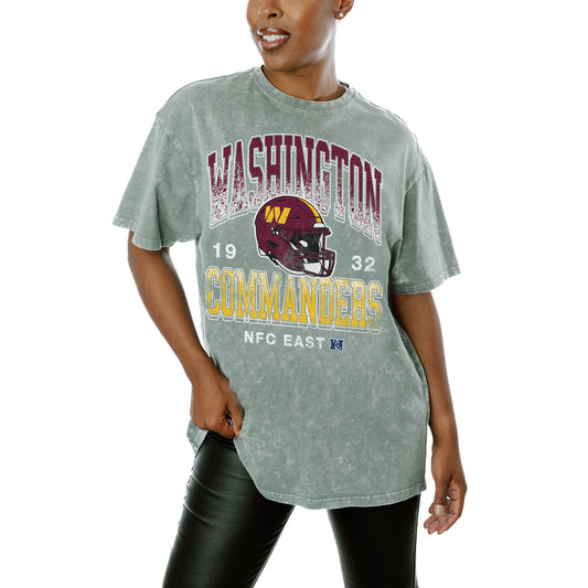 Women's Gameday Couture  Gray Washington Commanders  Nothing But The Best T-Shirt