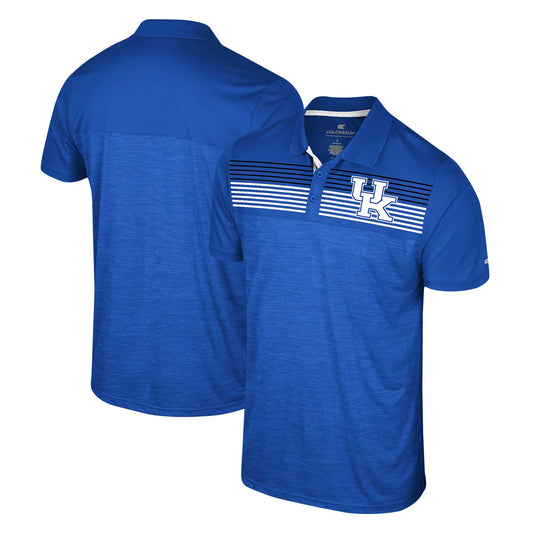 Men's Colosseum Royal Kentucky Wildcats Big & Tall Langmore Polo