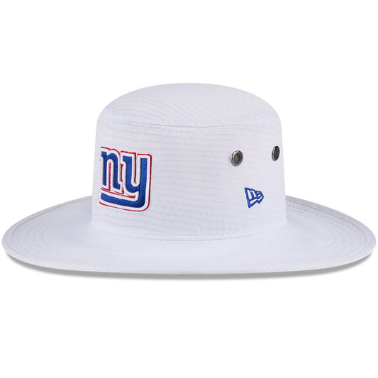 Men's New Era White New York Giants 2024 NFL Training Camp Panama Bucket Hat