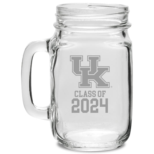 Kentucky Wildcats Class of 2024 16oz. Drinking Jar