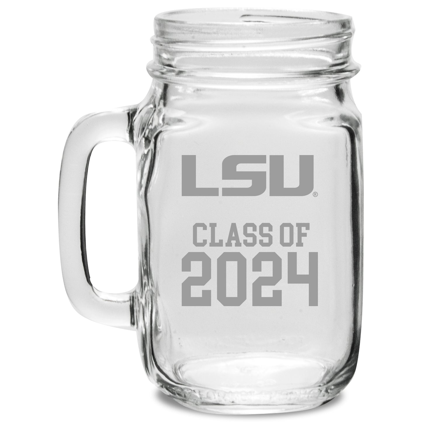 LSU Tigers Class of 2024 16oz. Drinking Jar
