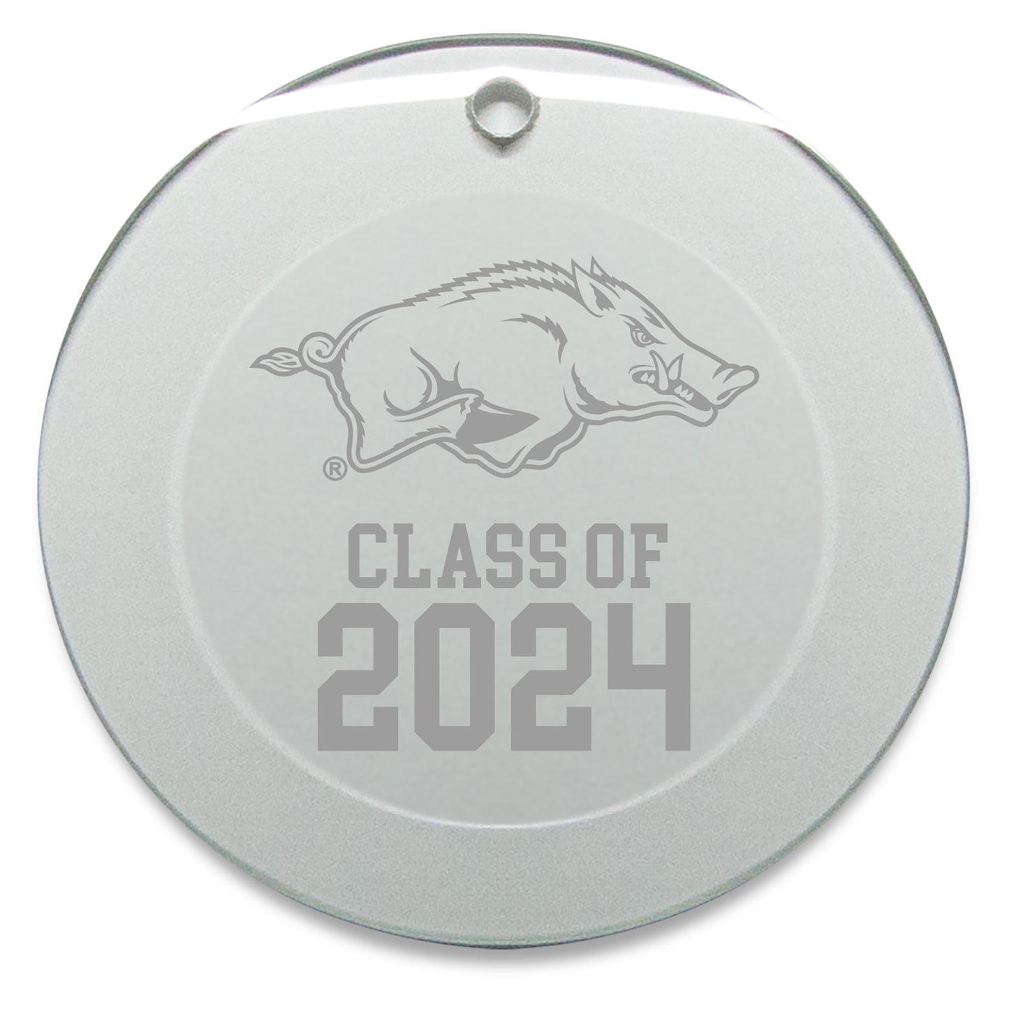 Arkansas Razorbacks Class of 2024 3'' x 3'' Circle Ornament