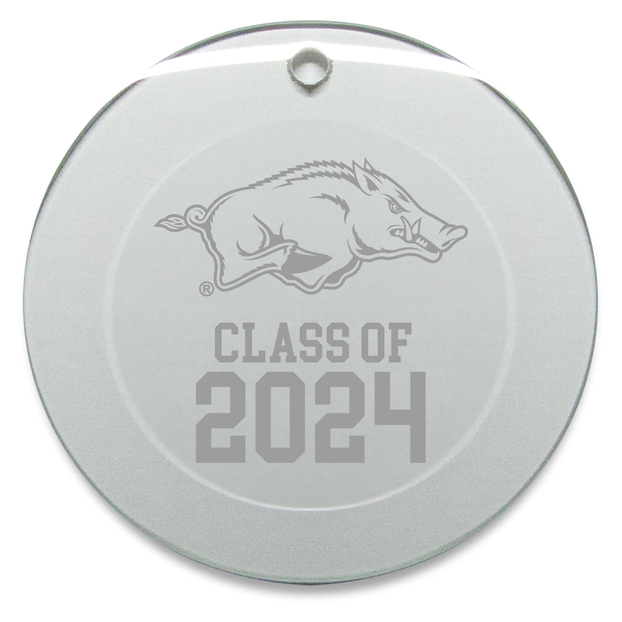 Arkansas Razorbacks Class of 2024 3'' x 3'' Circle Ornament