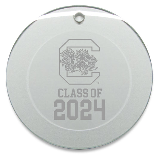 South Carolina Gamecocks Class of 2024 3'' x 3'' Circle Ornament