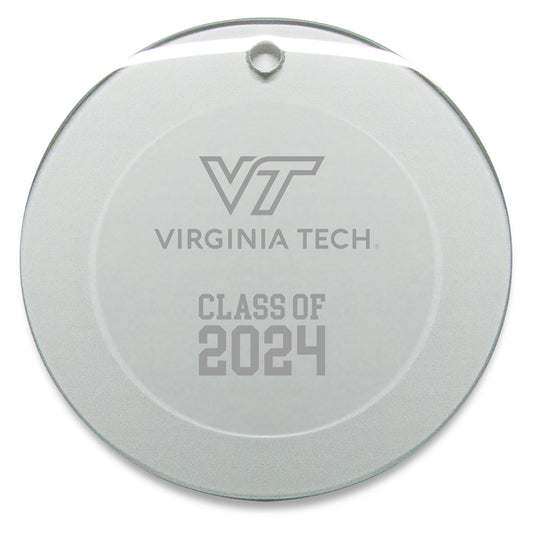 Virginia Tech Hokies Class of 2024 3'' x 3'' Circle Ornament