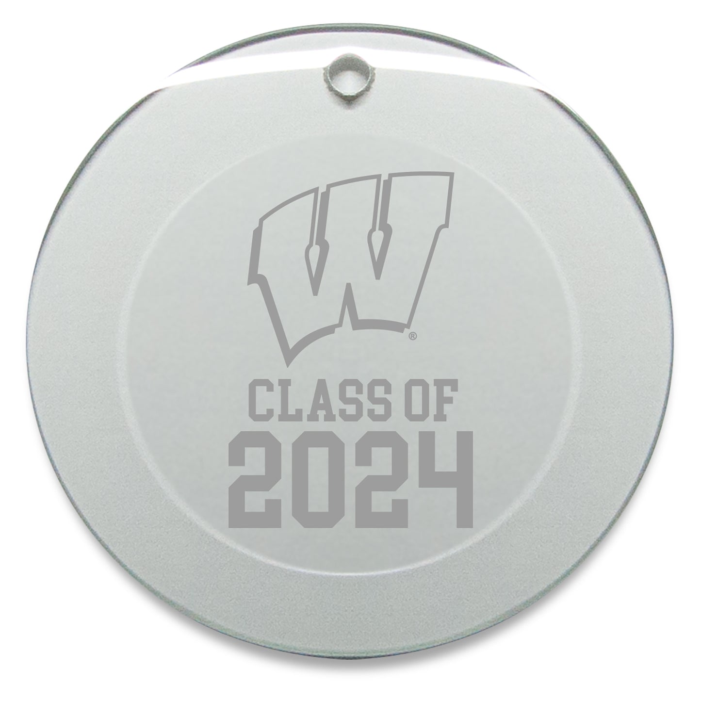 Wisconsin Badgers Class of 2024 3'' x 3'' Circle Ornament