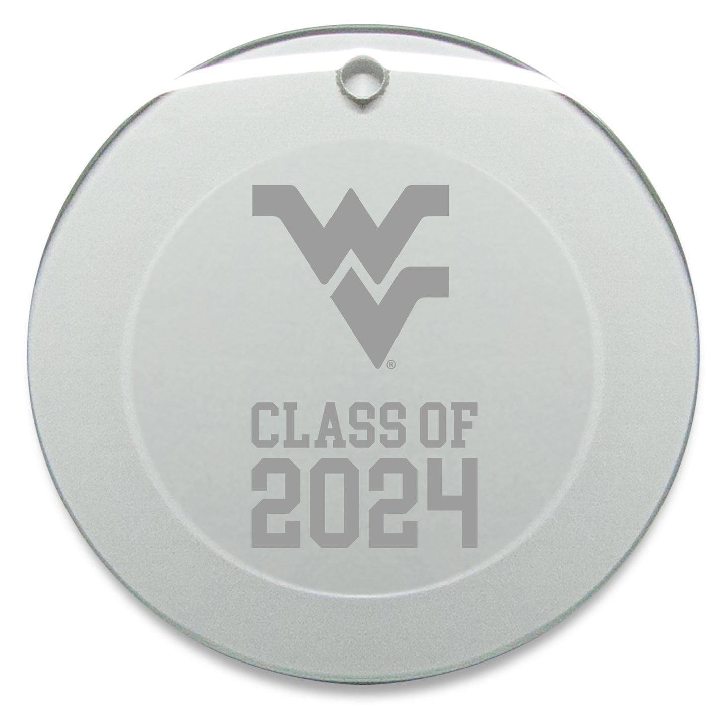 West Virginia Mountaineers Class of 2024 3'' x 3'' Circle Ornament