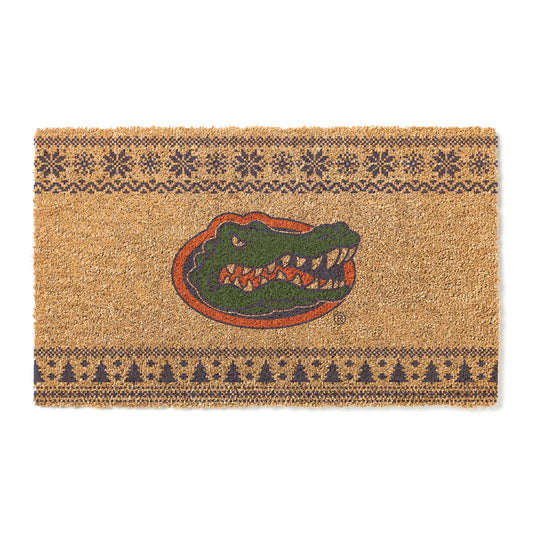 Florida Gators 18" x 30" Holiday Coir Doormat