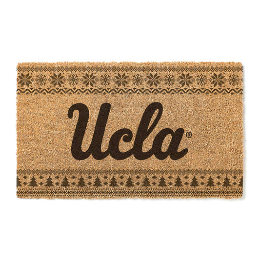 UCLA Bruins 18" x 30" Holiday Coir Doormat