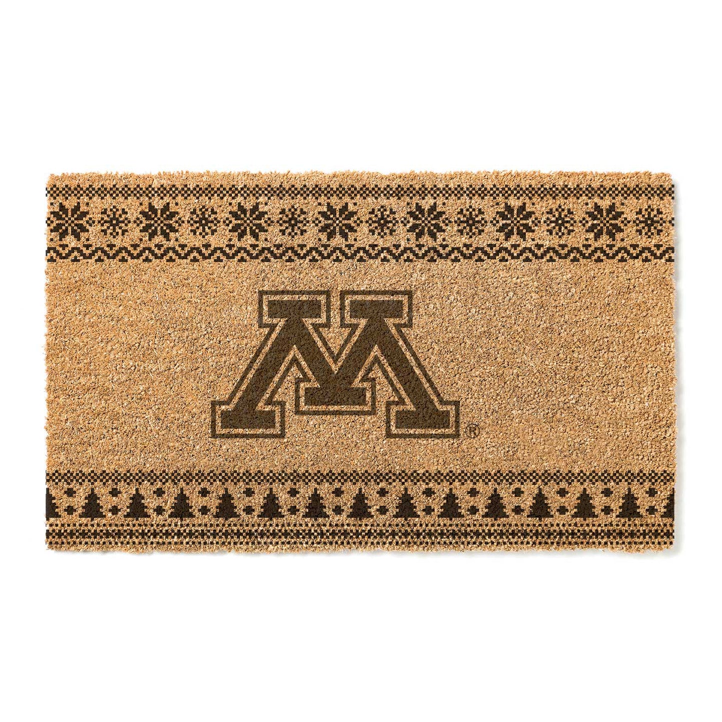 Minnesota Golden Gophers 18" x 30" Holiday Coir Doormat