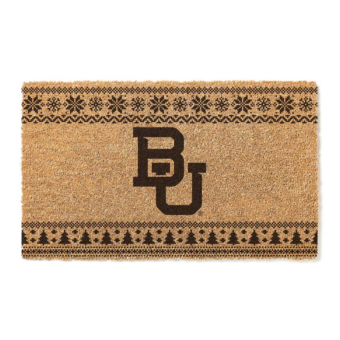 Baylor Bears 18" x 30" Holiday Coir Doormat