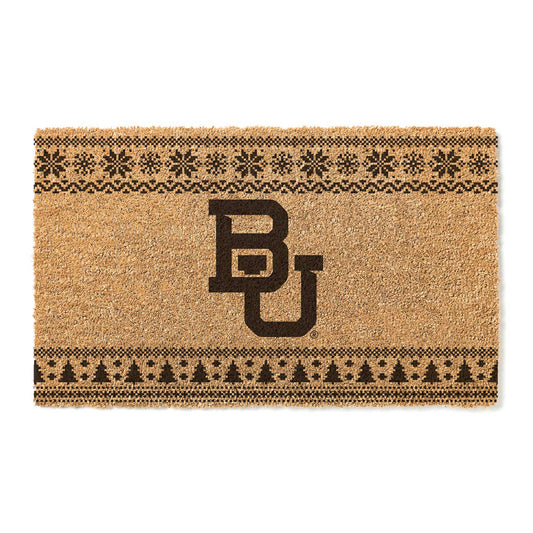 Baylor Bears 18" x 30" Holiday Coir Doormat