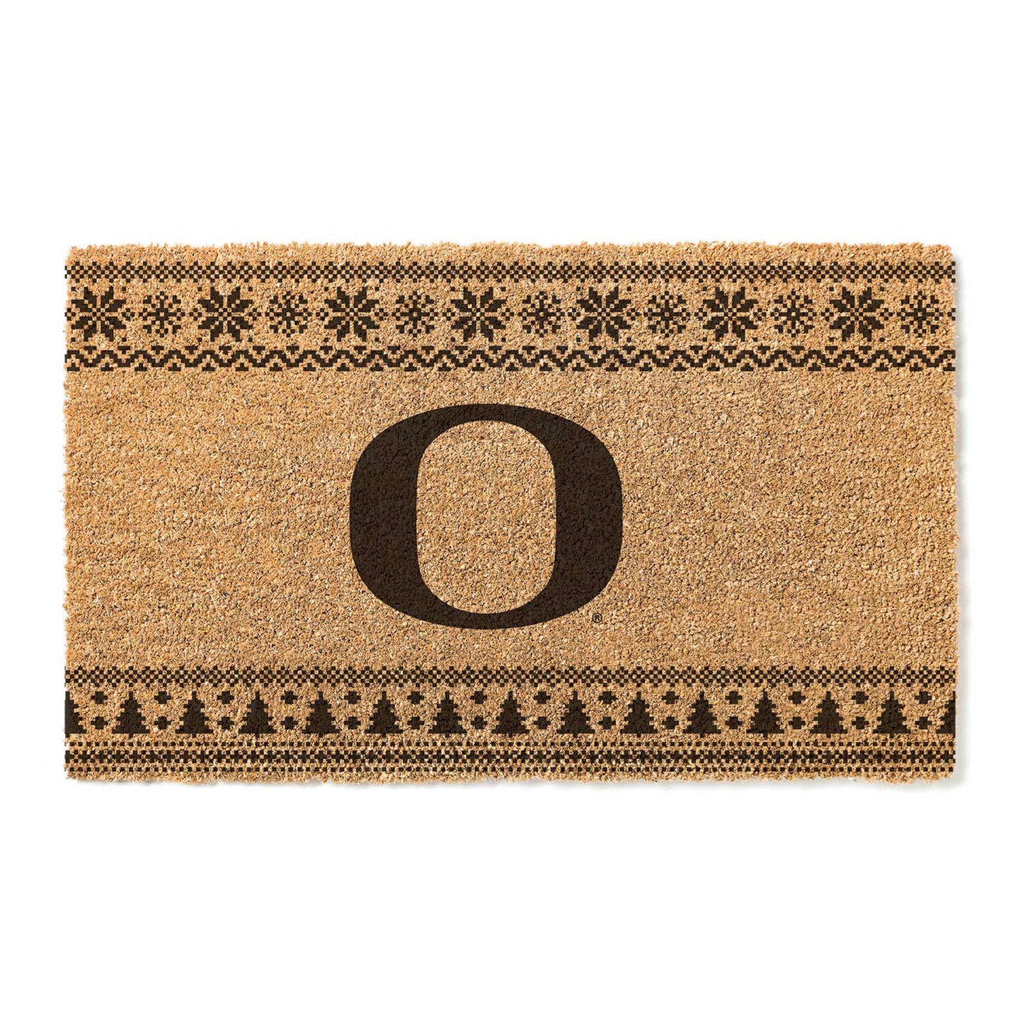 Oregon Ducks 18" x 30" Holiday Coir Doormat