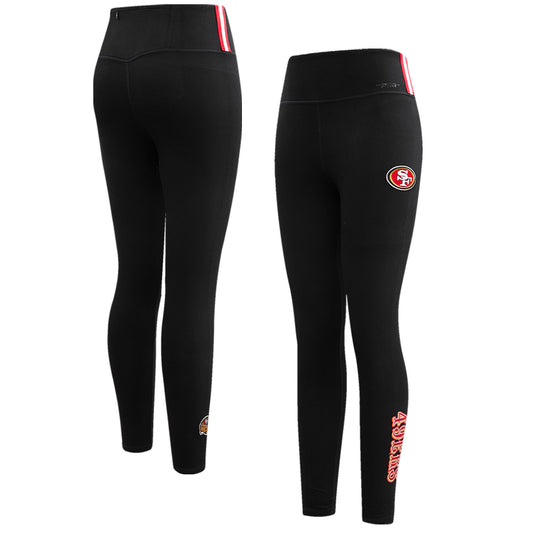 Women's Pro Standard Black San Francisco 49ers Classic Jersey Leggings