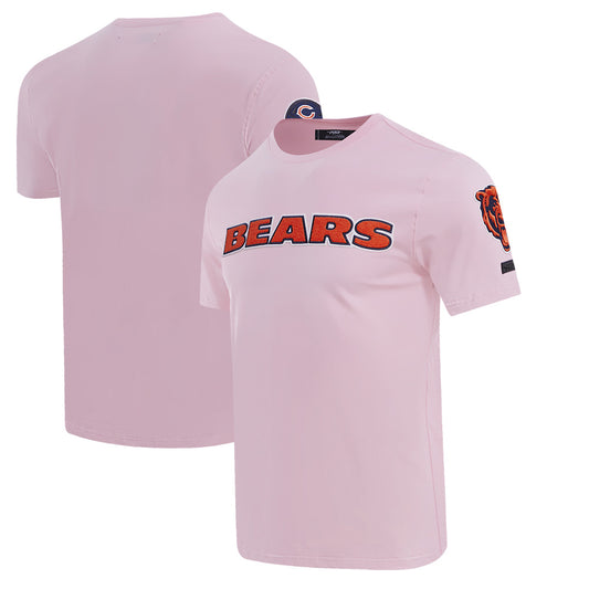 Men's Pro Standard  Pink Chicago Bears Classic Chenille T-Shirt