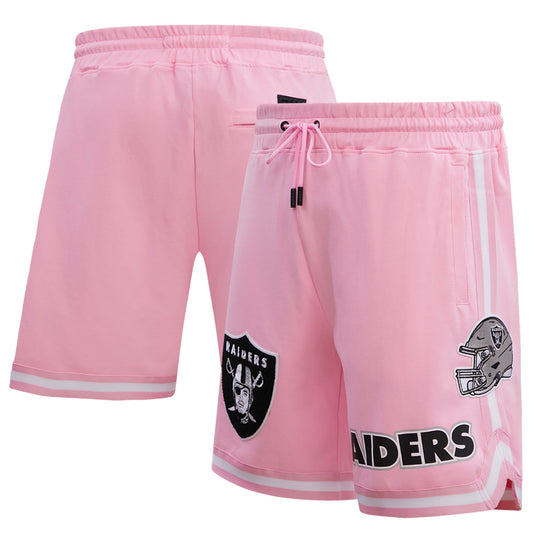 Men's Pro Standard  Pink Las Vegas Raiders Classic Chenille Double Knit Shorts