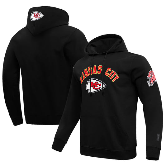 Men's Pro Standard  Black Kansas City Chiefs Classic Fleece Pullover Hoodie