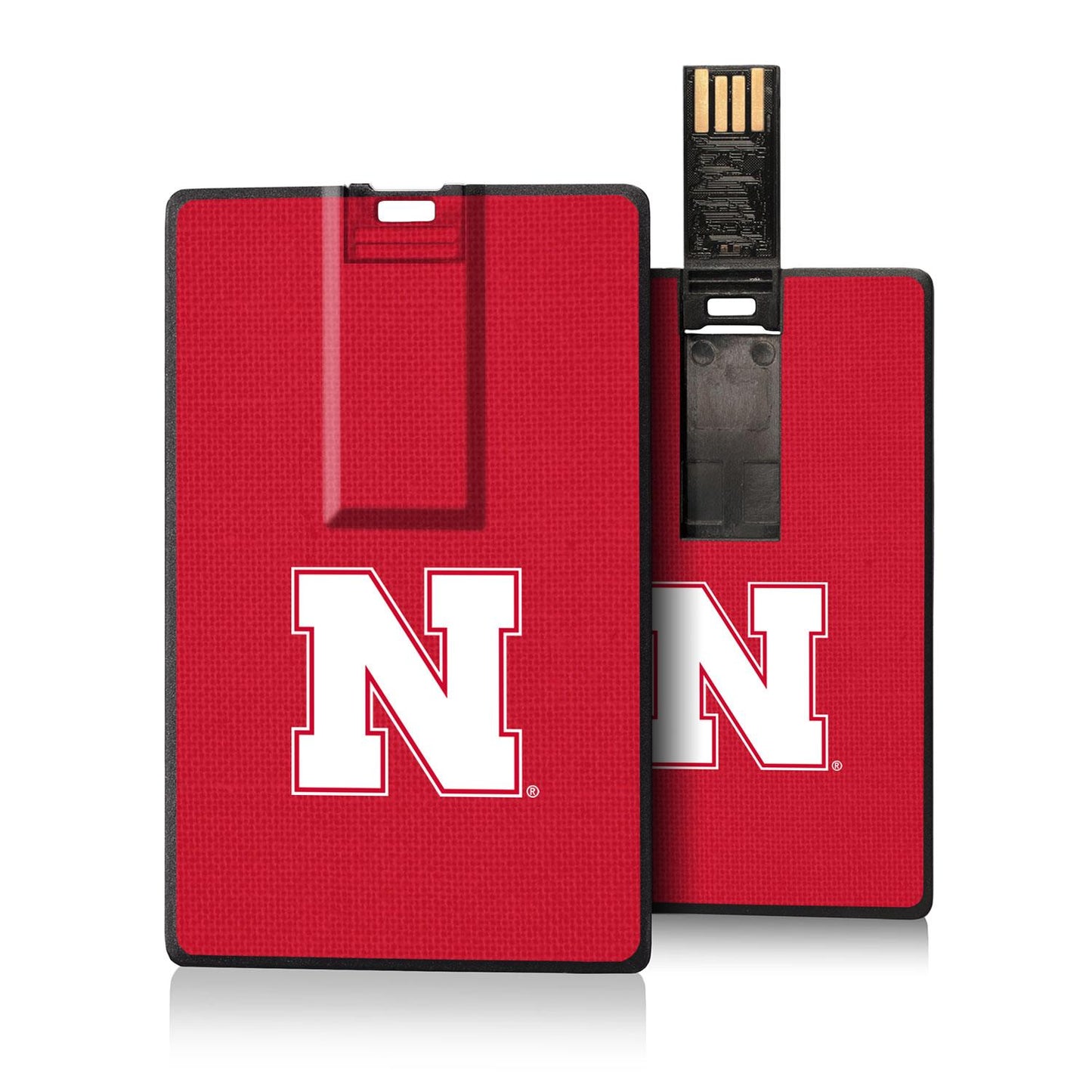 Keyscaper  Nebraska Huskers Stripe Credit Card USB Drive