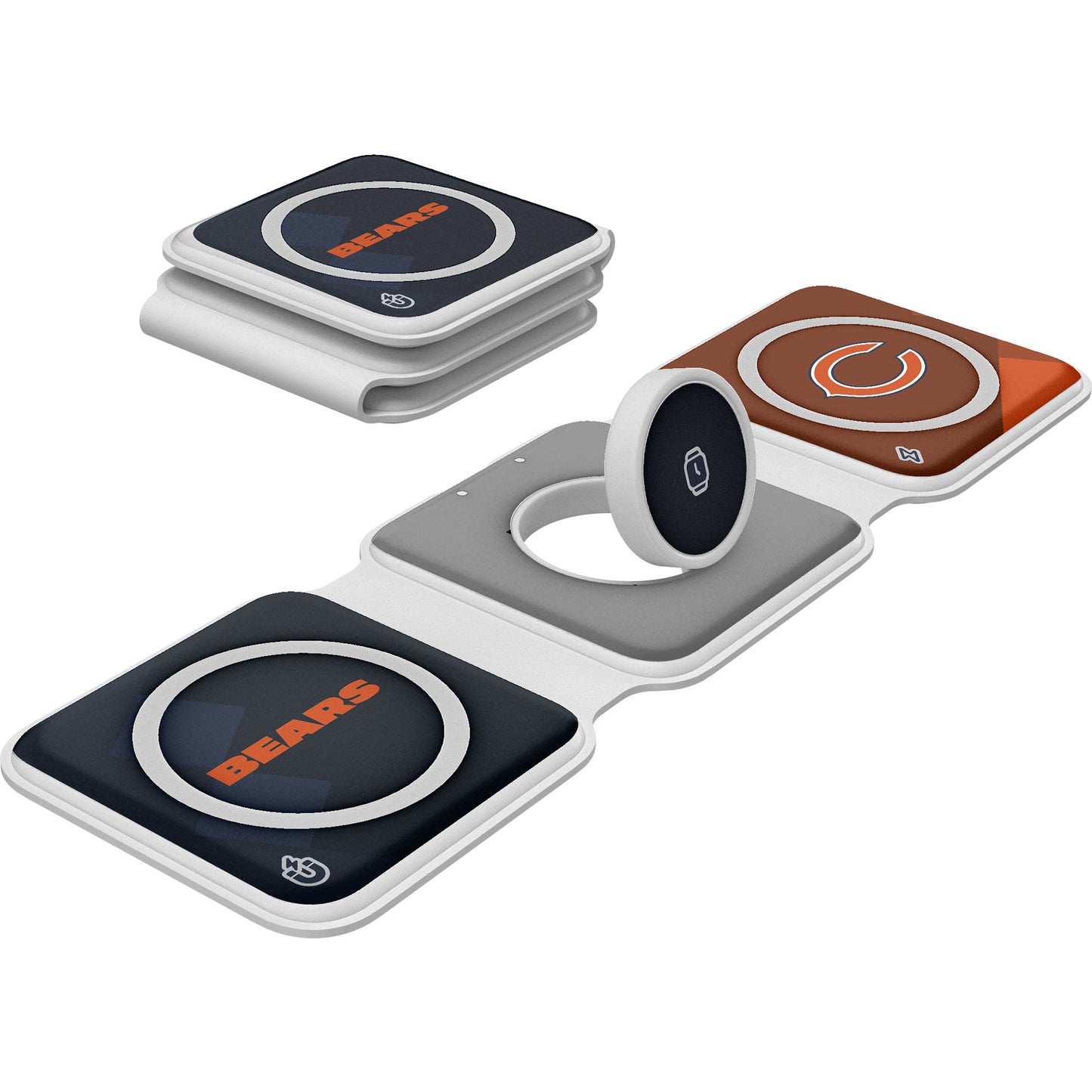 Keyscaper Chicago Bears 3-in-1 Foldable Charger