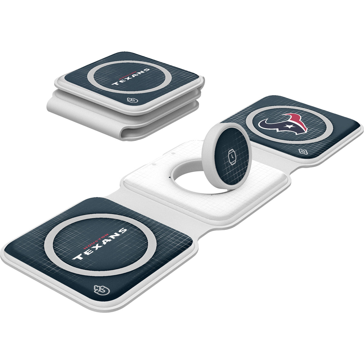 Keyscaper Houston Texans 3-in-1 Foldable Charger