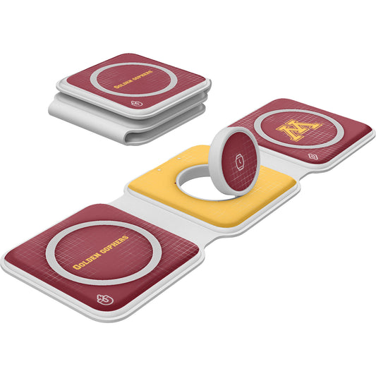 Keyscaper Minnesota Golden Gophers 3-in-1 Foldable Charger