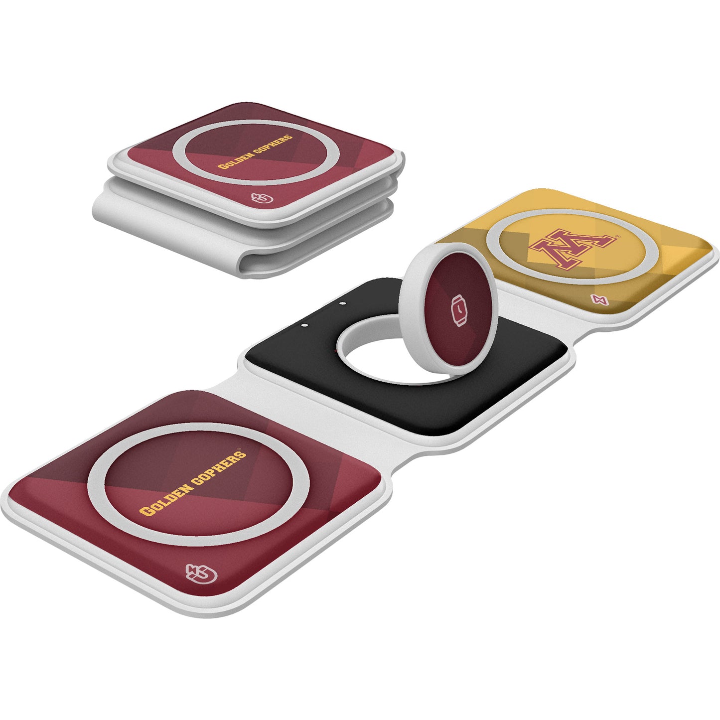 Keyscaper Minnesota Golden Gophers 3-in-1 Foldable Charger