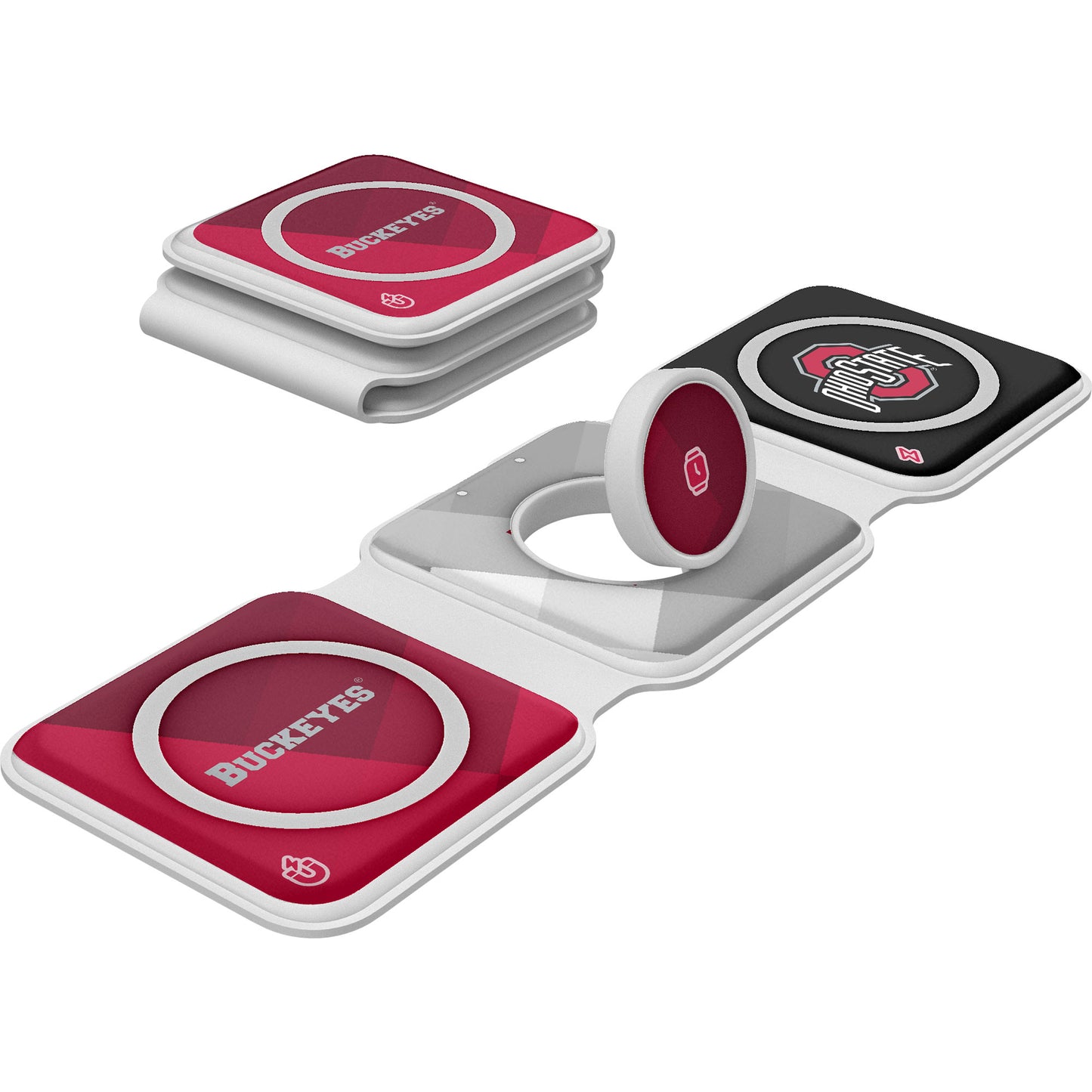 Keyscaper Ohio State Buckeyes 3-in-1 Foldable Charger