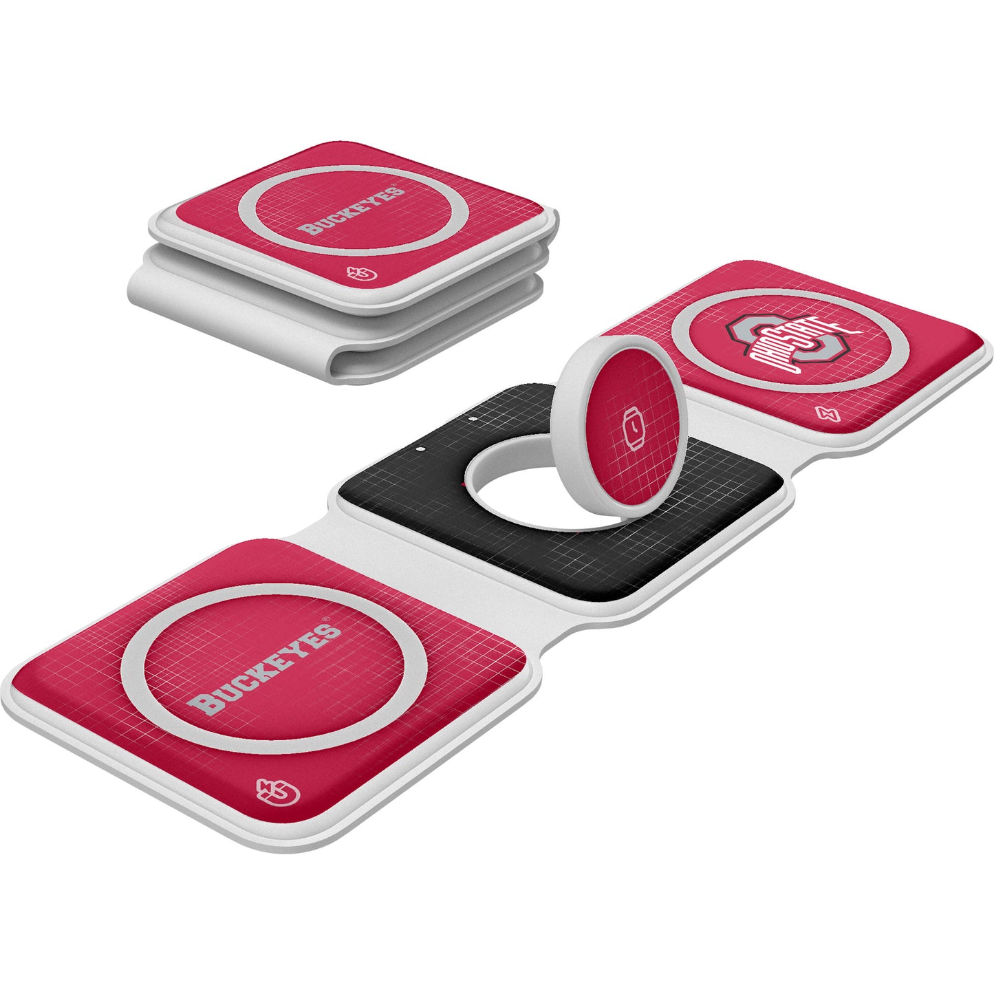 Keyscaper Ohio State Buckeyes 3-in-1 Foldable Charger