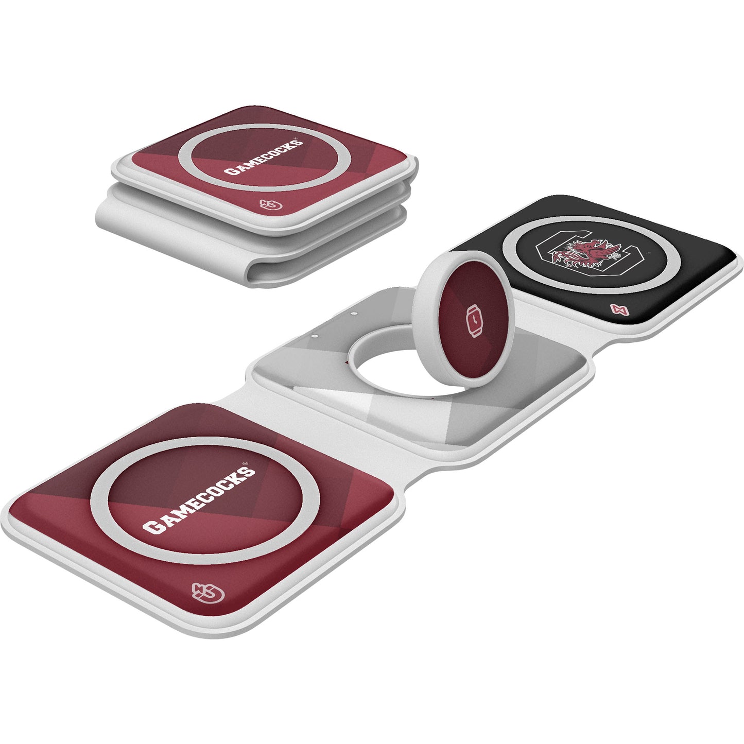 Keyscaper South Carolina Gamecocks 3-in-1 Foldable Charger