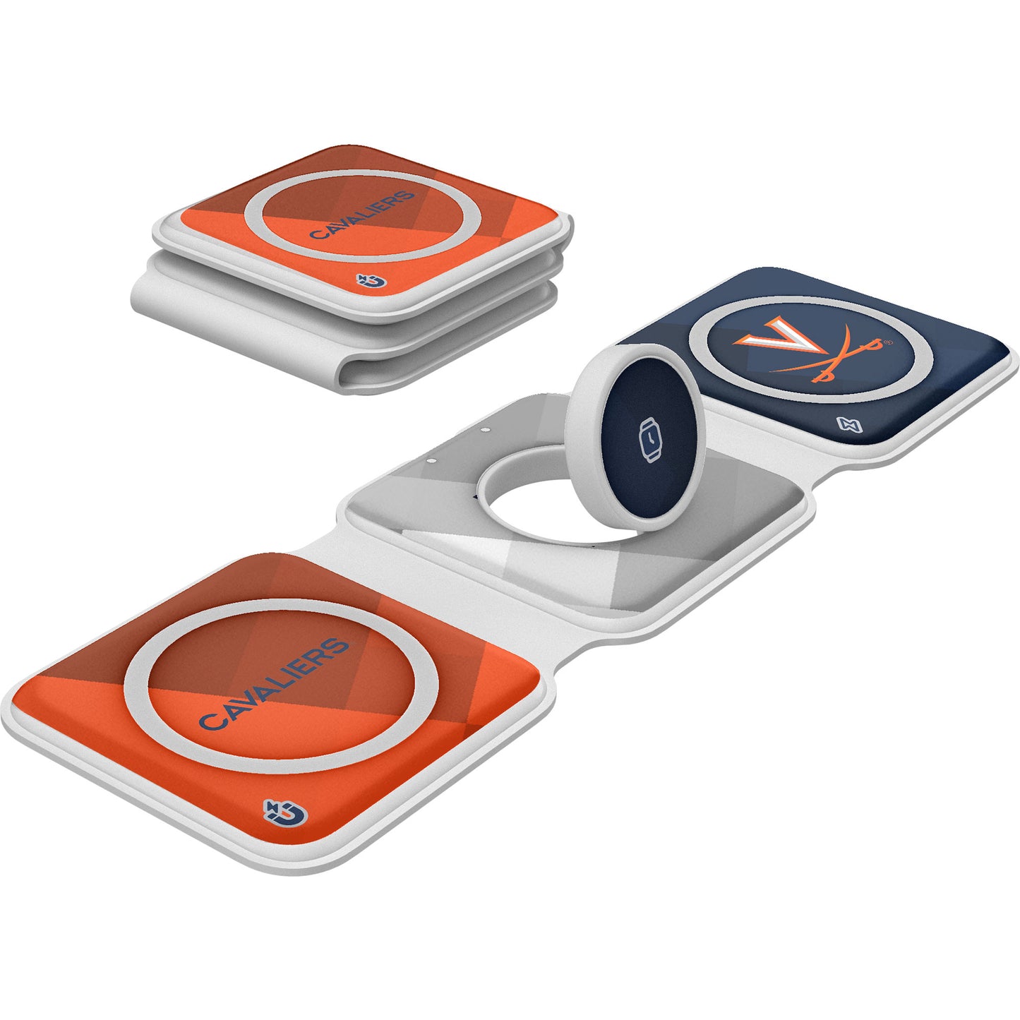 Keyscaper Virginia Cavaliers 3-in-1 Foldable Charger