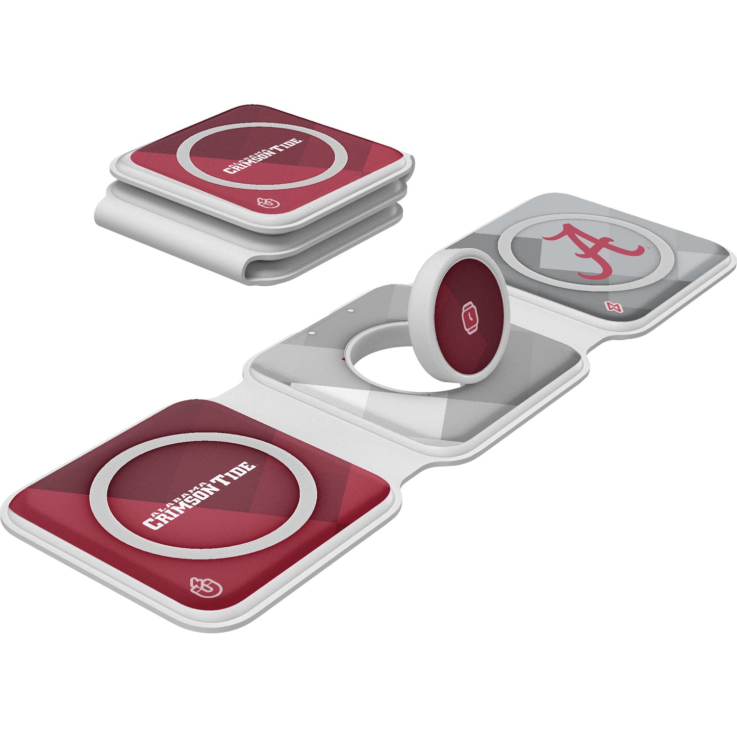 Keyscaper Alabama Crimson Tide 3-in-1 Foldable Charger