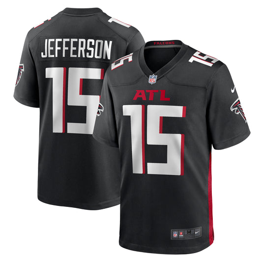 Men's Nike Van Jefferson  Black Atlanta Falcons  Game Jersey