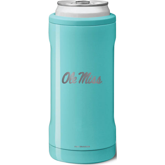 BruMate Ole Miss Rebels 12oz. Primary Mark Hopsulator Slim Can Cooler