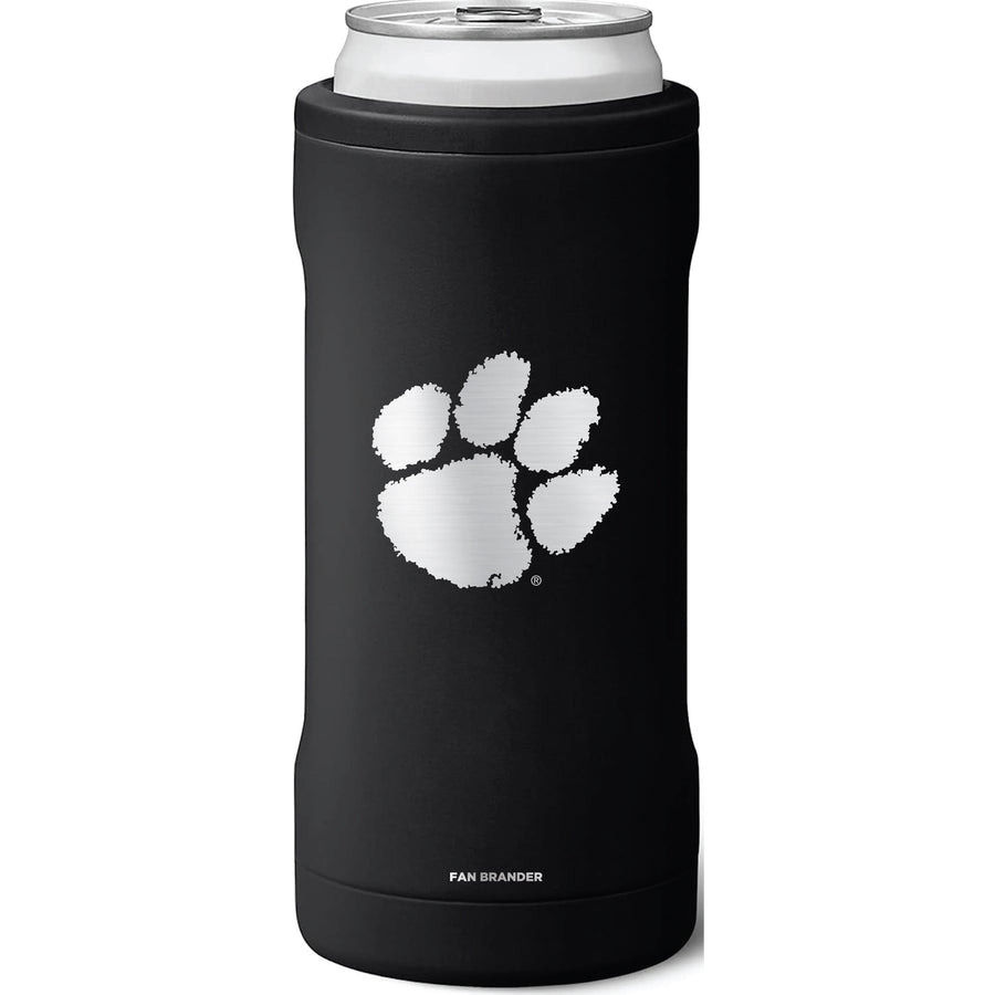 BruMate Clemson Tigers 12oz. Primary Mark Matte Slim Can Cooler
