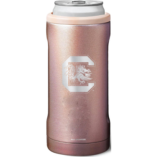 BruMate South Carolina Gamecocks 12oz. Primary Mark Glitter Slim Can Cooler