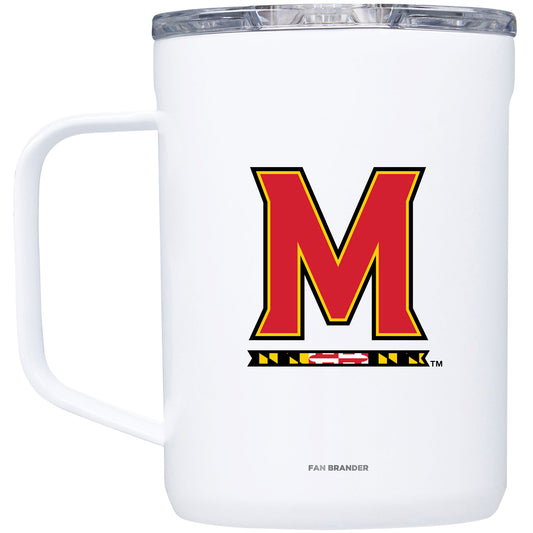 Corkcicle Maryland Terrapins 16oz. Primary Mark Mug