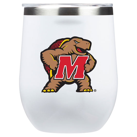 Corkcicle Maryland Terrapins 12oz. Secondary Stemless Wine Tumbler