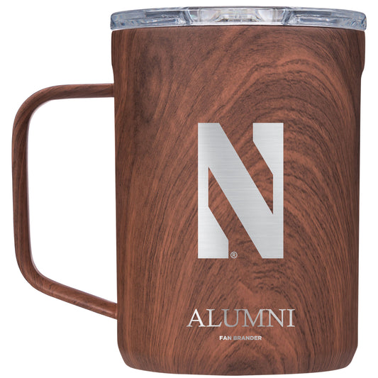 Corkcicle Northwestern Wildcats 16oz. Primary Mark Alumni Mug