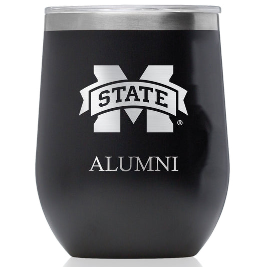 Corkcicle Mississippi State Bulldogs 12oz. Primary Mark Alumni Stemless Wine Tumbler