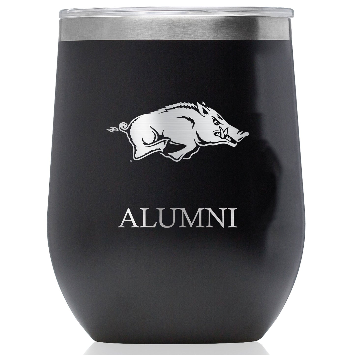 Corkcicle Arkansas Razorbacks 12oz. Primary Mark Alumni Stemless Wine Tumbler