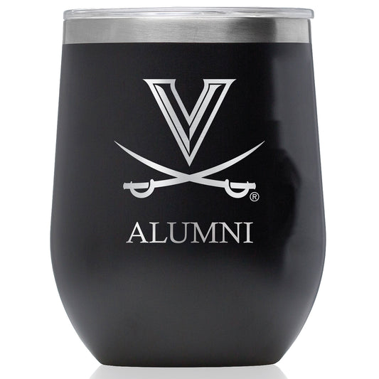 Corkcicle Virginia Cavaliers 12oz. Primary Mark Alumni Stemless Wine Tumbler