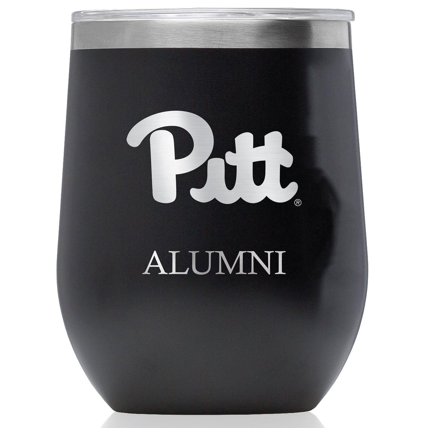 Corkcicle Pitt Panthers 12oz. Primary Mark Alumni Stemless Wine Tumbler